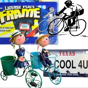 Bicycle plate and plate holder